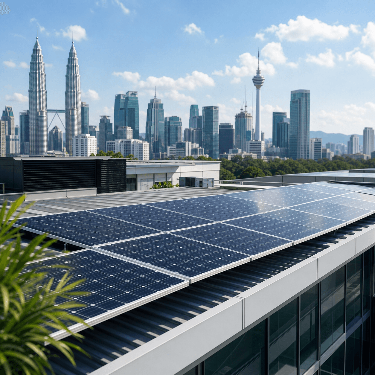 Commercial solar infrastructure connected to GEN Core